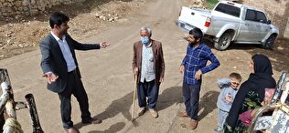 بازدید مختار اسدیان از کارگزاری روستای موشمی زیلایی