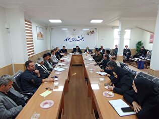 حضور مدیر صندوق استان در نشست دهیاران بخش جوکار 