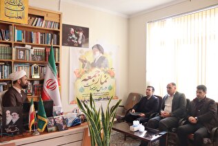 دیدار مدیر صندوق استان با امام جمعه شهرستان بهار
