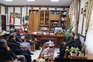 دیدار مدیرکل صندوق آذربایجان شرقی با فرمانداری شهرستان میانه