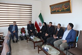 دیدار مدیرکل صندوق آذربایجان شرقی با فرماندار شهرستان هوراند