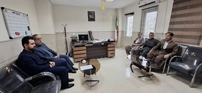 دیدار سجاد پرسته مدیر صندوق استان کرمانشاه با بخشدار کلاشی شهرستان جوانرود