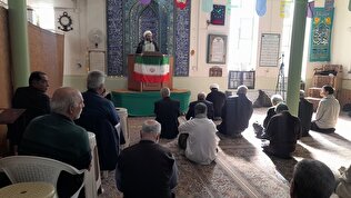 حضور و سخنرانی مدیر صندوق استان در مصلای نماز جمعه شهر دستجرد