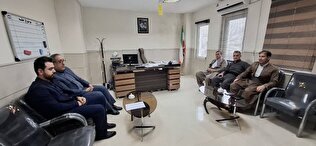 دیدار سجاد پرسته مدیر صندوق استان کرمانشاه با بخشدار کلاشی شهرستان جوانرود