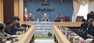 برگزاری ستاد توسعه صندوق استان کرمانشاه در فرمانداری شهرستان جوانرود در دهه مبارک فجر