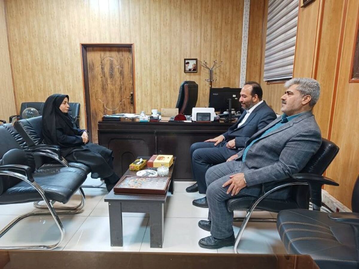 محسن رشیدی اقدم، مدیر صندوق استان تهران با لادن اکبری بخشدار رباط کریم دیدار و گفتگو کرد.