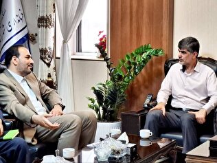 دیدار محسن رشیدی اقدم مدیر صندوق استان تهران با سیداصغر تقوی فرماندار ملارد