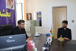 دیدار مدیر صندوق استان با بخشدار پاتاوه و بازدید از کارگزاری
