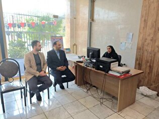 بازدید مدیر صندوق استان از کارگزاری شهرستان ملارد