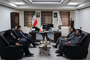 دیدار سرپرست شعب بانک توسعه تعاون استان مرکزی با مدیر صندوق استان