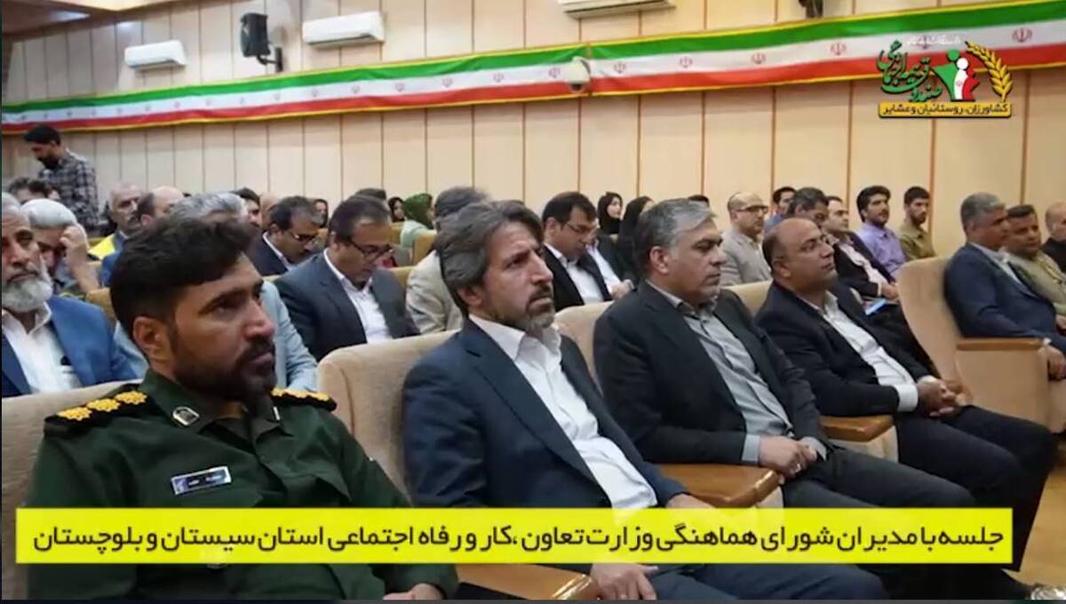 حضور مدیرعامل صندوق در جلسه مدیران شورای هماهنگی وزارت تعاون، کار و رفاه اجتماعی در استان سیستان و بلوچستان