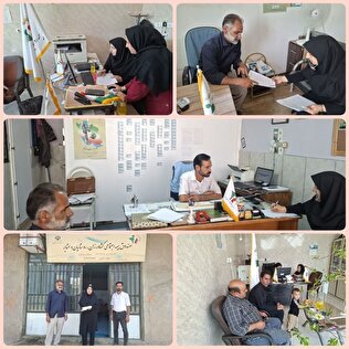 بازدید میدانی از کارگزاری های منطقه خنداب استان مرکزی