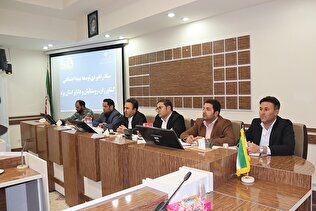 برگزاری ستاد راهبردی توسعه بیمه اجتماعی در شهرستان خاتم