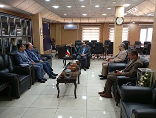دیدار مدیر صندوق استان گیلان با فرماندار شهرستان رودبار