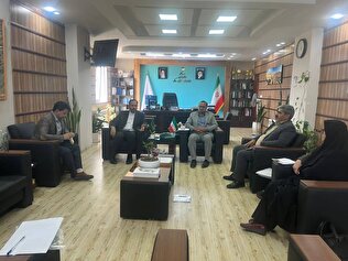 دیدار محسن رشیدی اقدم مدیر صندوق استان تهران با ابوالفضل زمانی نژاد فرماندار شهرستان فیروزکوه و بخشداران فیروزکوه