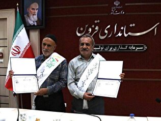 تجلیل از بازنشستگان صندوق بیمه اجتماعی در نشست شورای سالمندان قزوین