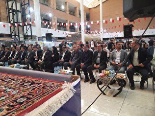 حضور مدیرکل استان در آیین افتتاح نمایشگاه توانمندی های روستایی در ارس