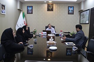 دیدار مدیر صندوق بیمه اجتماعی استان یزد با فرماندار شهرستان یزد به مناسبت هفته دولت