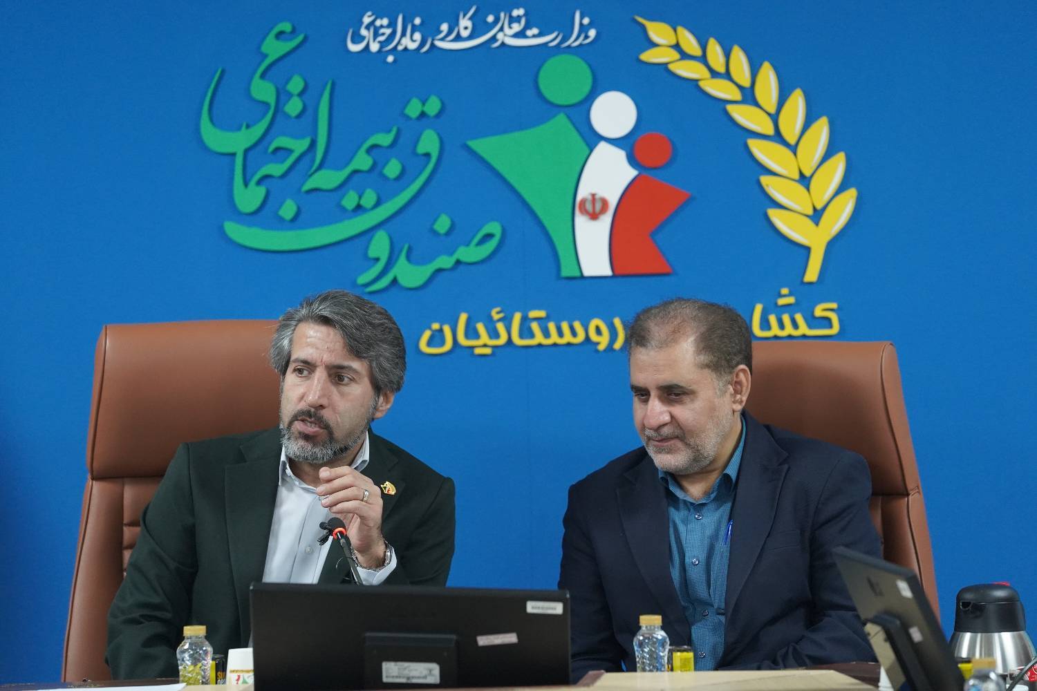 مراسم گرامیداشت هفته دفاع مقدس و نشست فرهنگی صندوق بیمه اجتماعی