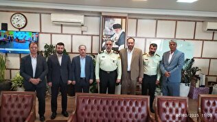 دیدار مدیر صندوق استان تهران با فرمانده انتظامی تهران بزرگ