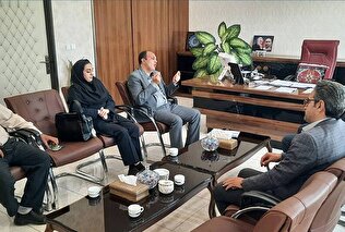 دیدار مدیرکل صندوق آذربایجان شرقی با فرمانداری ویزه شهرستان مرند
