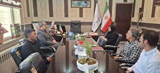 نشست مدیر صندوق در استان کرمانشاه با فرماندار شهرستان روانسر
