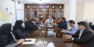 نشست سرپرست صندوق استان با فرماندار شهرستان ملایر