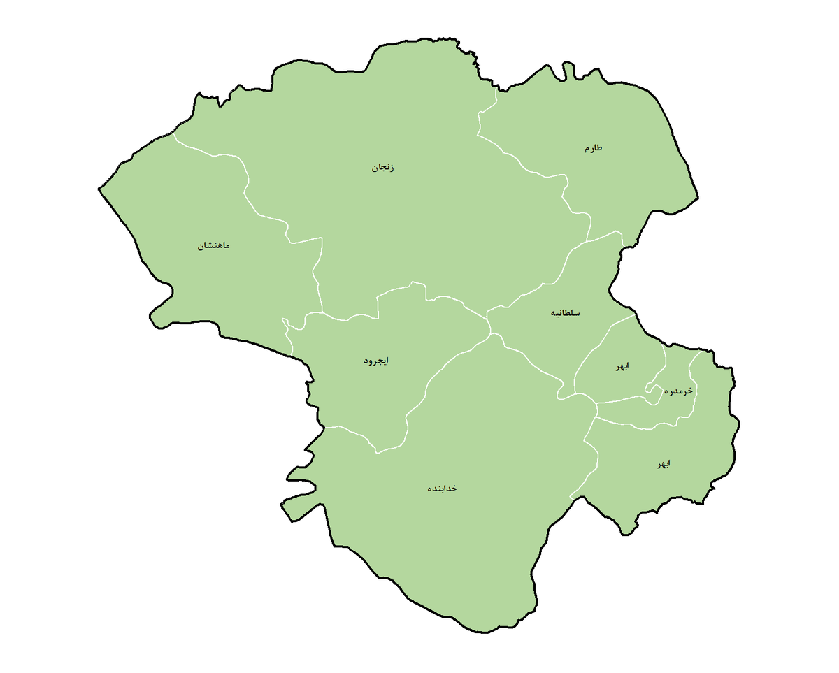 نام استان: زنجان / کد استان: 63 / برآورد جامعه هدف: 153433 / تعداد شهرستان: 8 / ضریب پوشش: 47.0