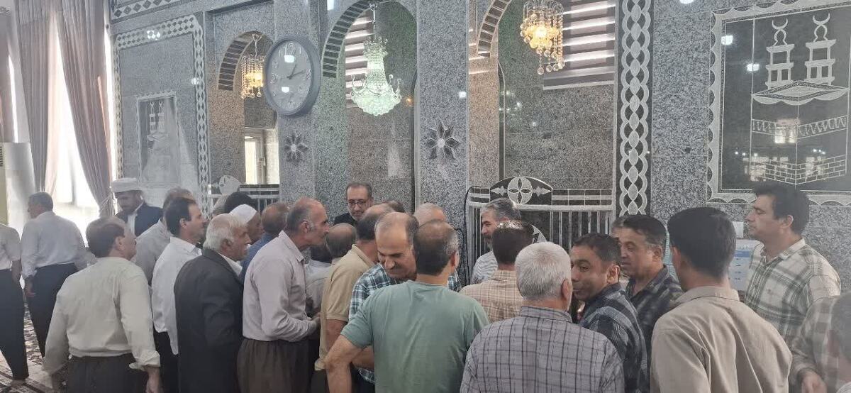 بیان خدمات صندوق در خطبه‌های پیش از نماز جمعه شهر ریجاب در استان کرمانشاه