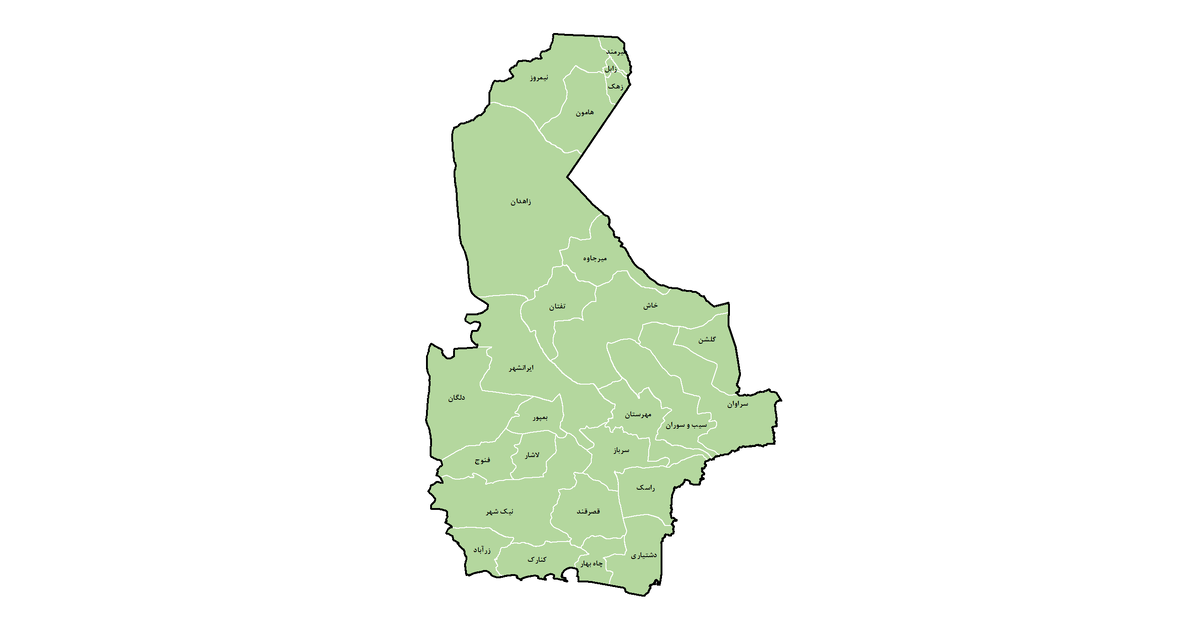 نام استان: سیستان و بلوچستان / کد استان: 65 / برآورد جامعه هدف: 710319 / تعداد شهرستان: 26 / ضریب پوشش: 10.6