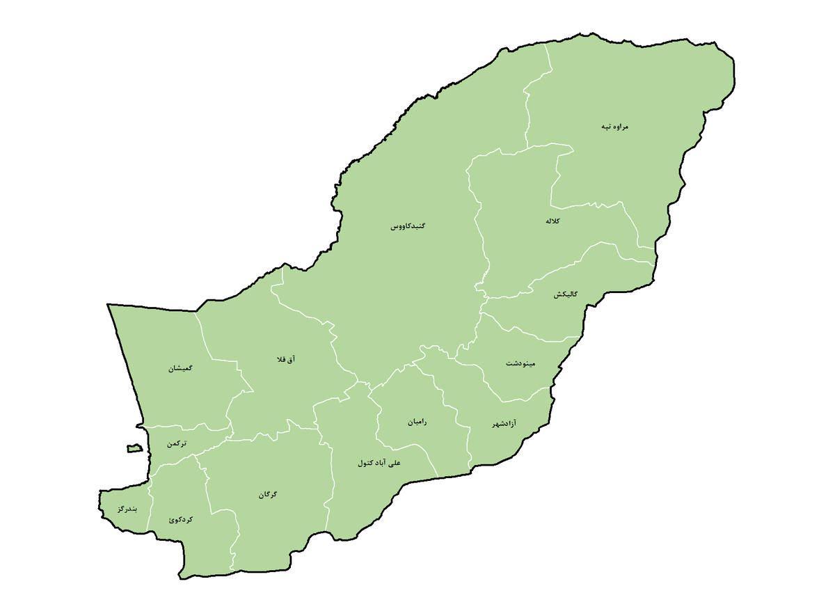 نام استان: گلستان / کد استان: 73 / برآورد جامعه هدف: 337724 / تعداد شهرستان: 14 / ضریب پوشش: 31.0