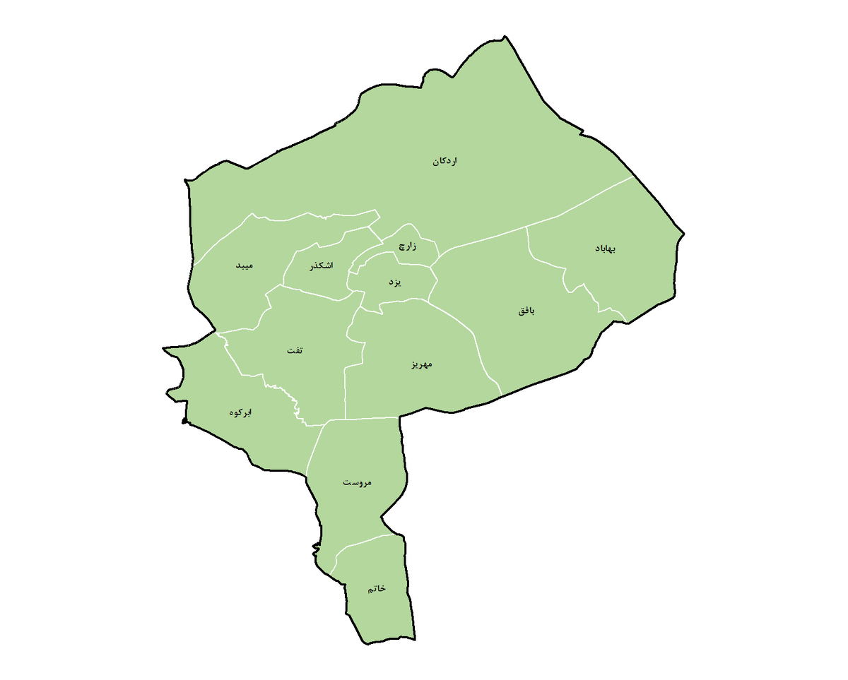 نام استان: یزد / کد استان: 80 / برآورد جامعه هدف: 67418 / تعداد شهرستان: 12 / ضریب پوشش: 65.2