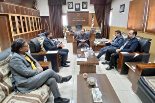 دیدار مدیر صندوق استان خراسان شمالی با فرماندار شهرستان بجنورد