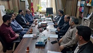 نشست مدیر صندوق استان گیلان با شهردار شهرستان املش