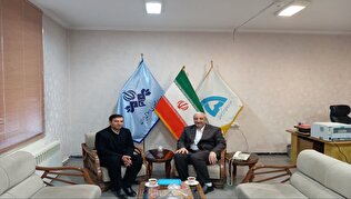 حضورمدیر صندوق استان در مرکز صدا و سیمای همدان
