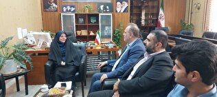 دیدار مدیر صندوق استان گیلان با فرماندار شهرستان سیاهکل