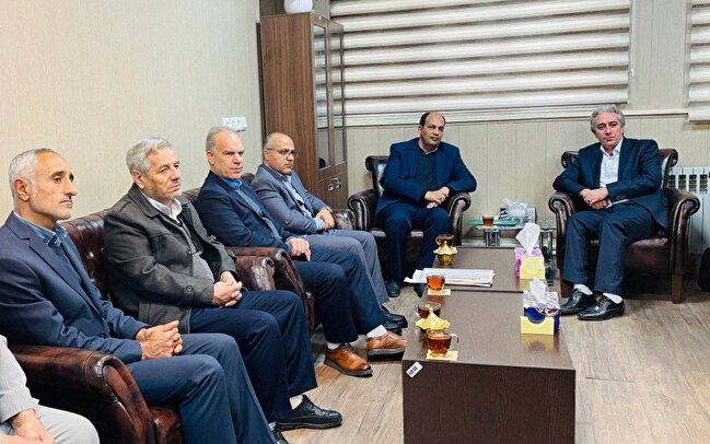 دیدار مدیرکل صندوق آذربایجان شرقی با فرماندار شهرستان خداآفرین